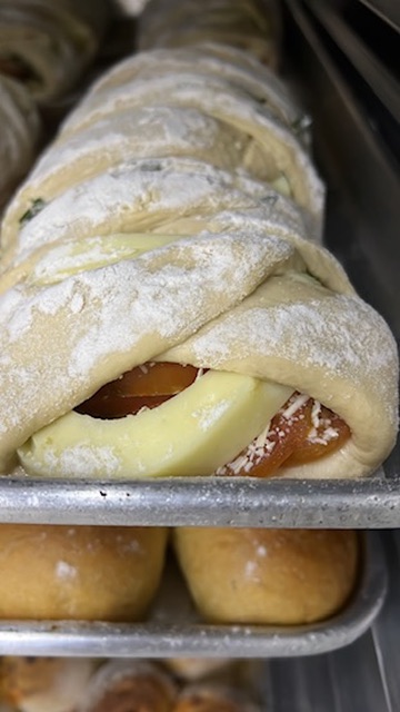 Pan de tomate con queso